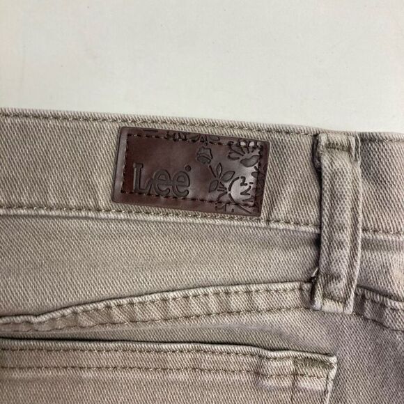 LEE Relaxed Straight Leg Jeans Size 14 Inseam 29” Gray - Picture 3 of 10